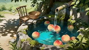 清新水蜜桃 动态壁纸 | 作者：草莓酱