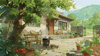恬静小院