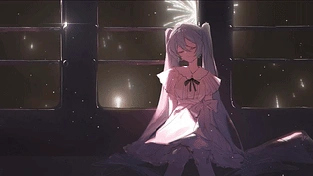 初音未来 Hatsune Miku -「花と水飴、最終電車」Hanato Mizuame, Saishuu Densha 动态壁纸 | 作者：s9desuwa