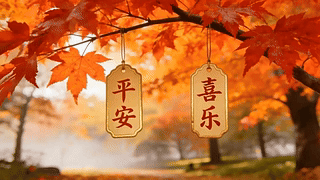 枫叶平安喜乐