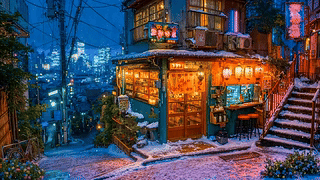 冬雪唯美小店