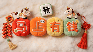 马上有钱打工人桌面