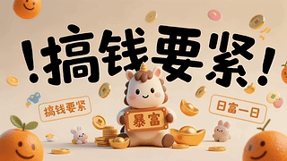 搞钱要紧