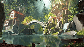 森林村庄 [宁静奇幻氛围]