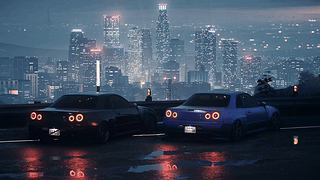 日产 Skyline R34 黑蓝配色 - 4K