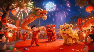 新年舞龙