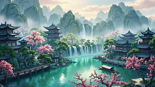 樱花古风秘境