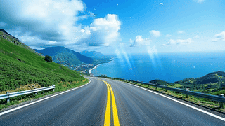护眼海景公路