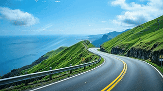 蜿蜒海景公路