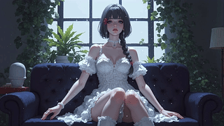性感吊带美腿女神