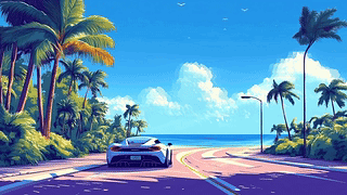 超跑海景公路