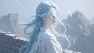 古风蒙眼女神