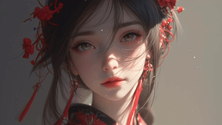 红妆古风女神