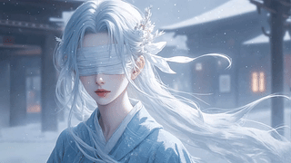 古风蒙眼女神