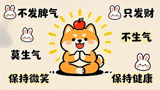 不发脾气