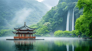 唯美古风山水