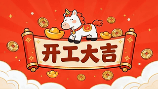 开工大吉打工人
