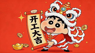 开工啦！蜡笔小新