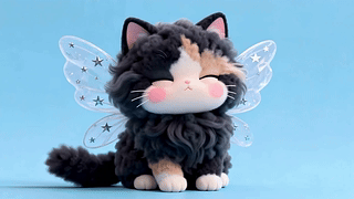 翅膀小猫