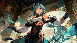 画楼绾青波 动态壁纸 | 作者：fhg1