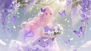 鲜花美女
