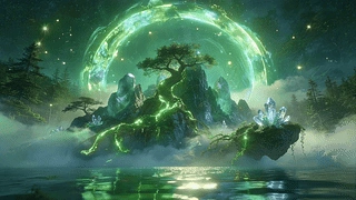 浮岛之梦 动态壁纸 | 作者：fhg1