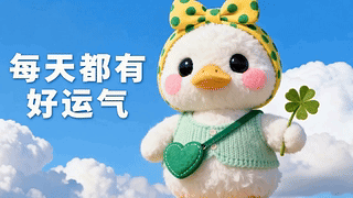 可爱鸭鸭每天都有好运气