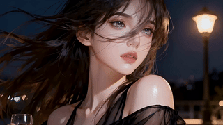 长发美女