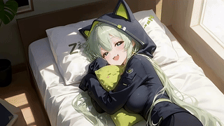 可爱猫耳女孩