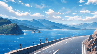 蓝天白云公路