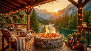 日出高山河流小屋
