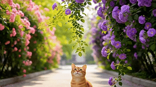 猫咪和花花