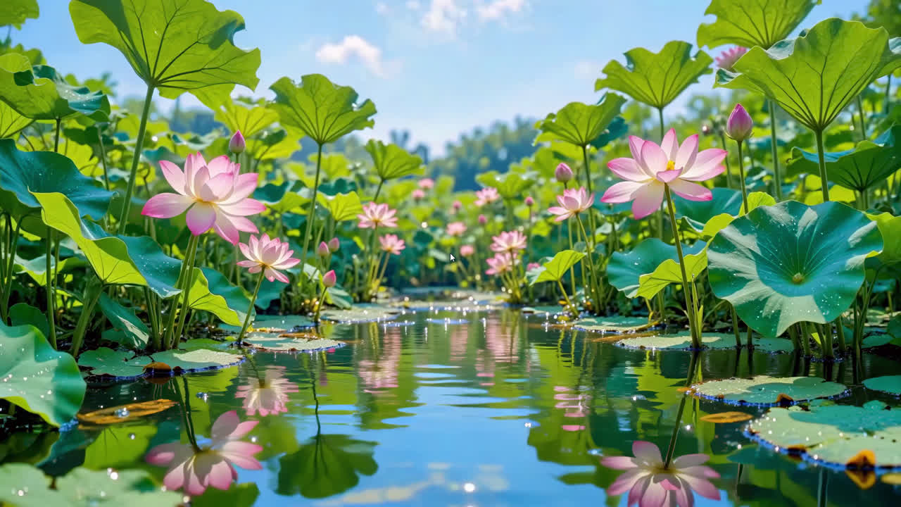 荷开盛夏