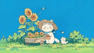 猫猫的向日葵丰收日记