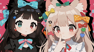 可爱萝莉女孩