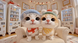 可爱怼脸小猫