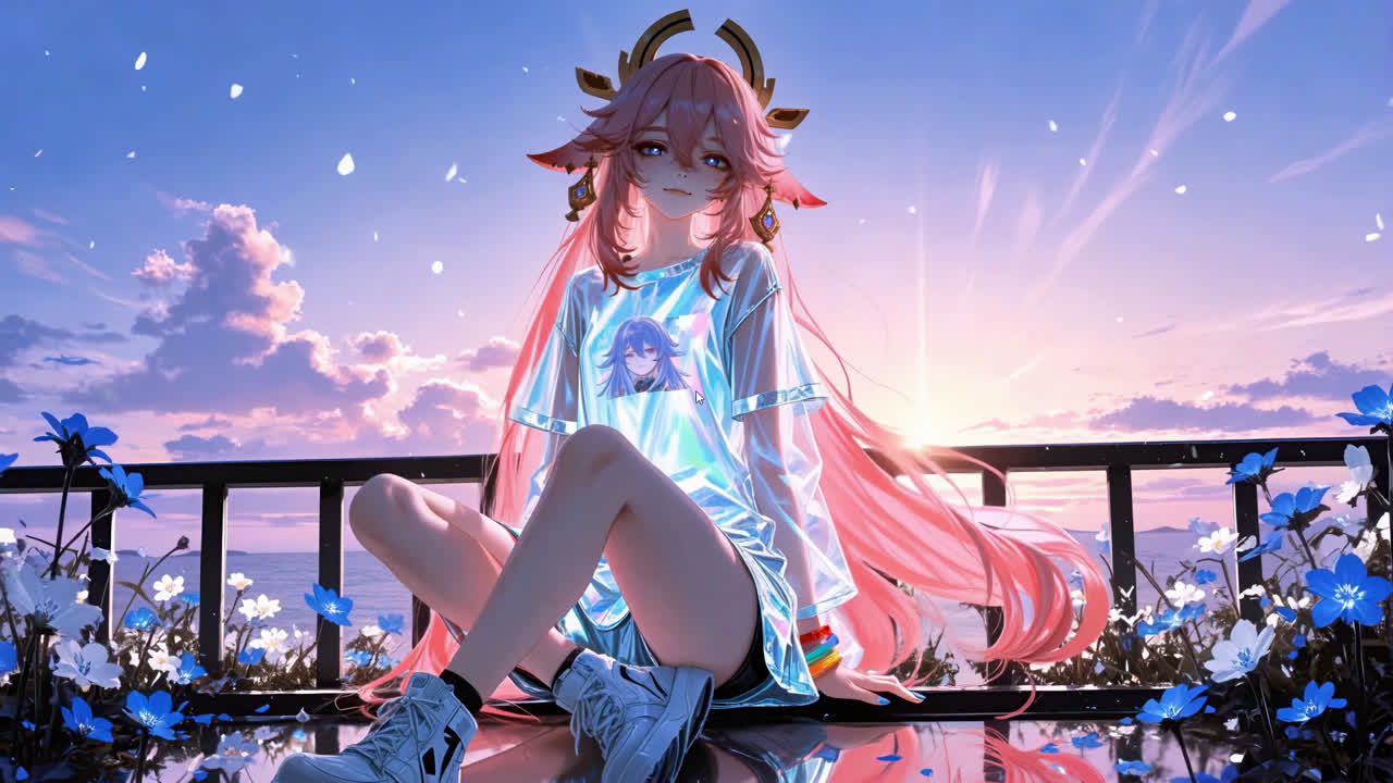 炫彩落日神子