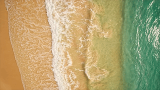 俯瞰海滩