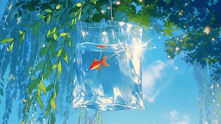 碎光游鱼锦鲤