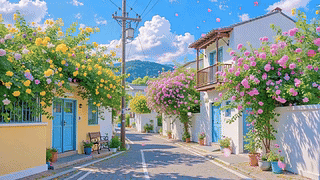 春日限定花满街巷