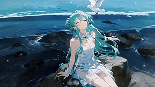 海边女孩