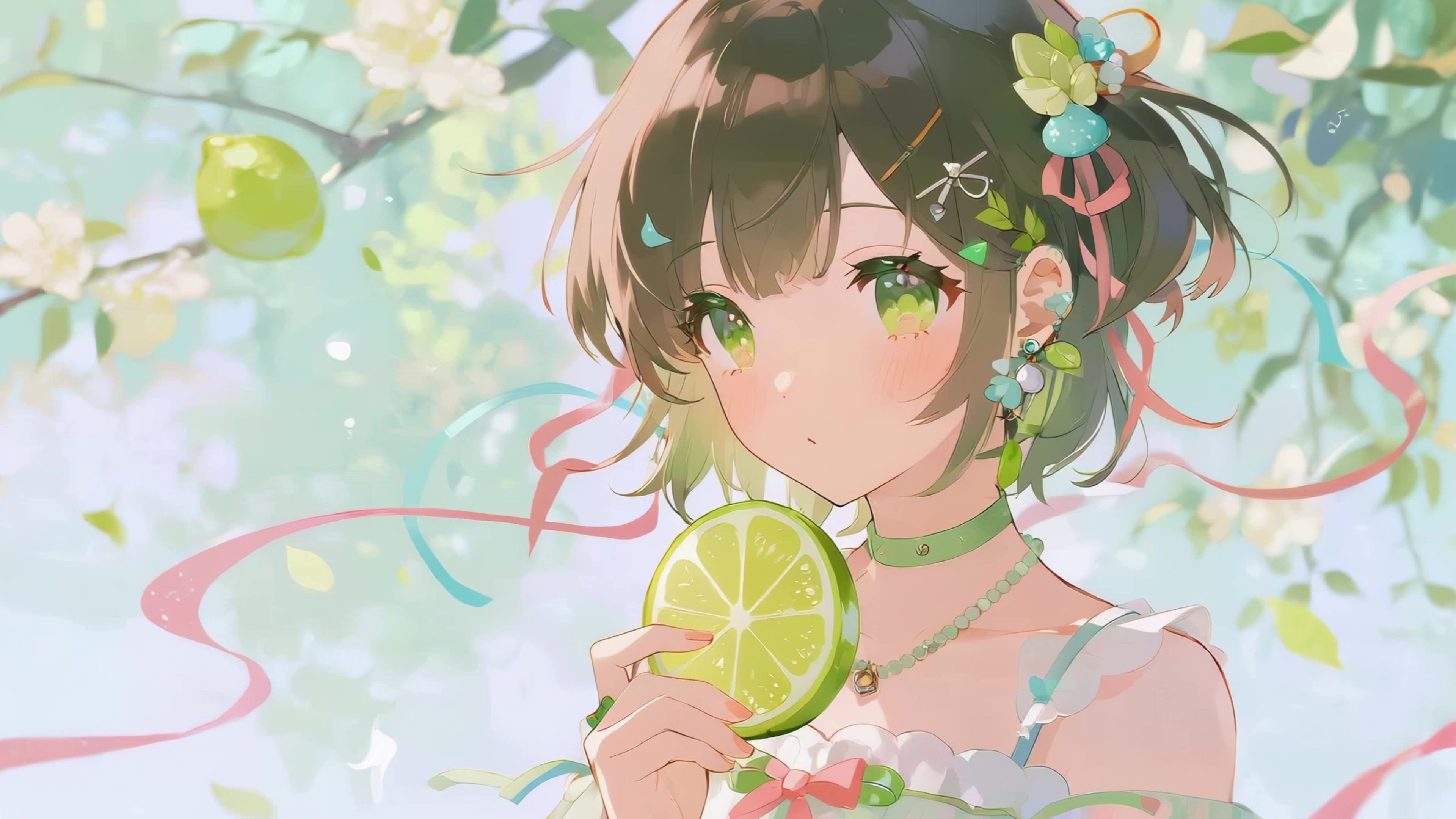 可爱柠檬女孩