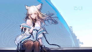 Perlica:明日方舟 4K 动态壁纸 | 作者：flxxy