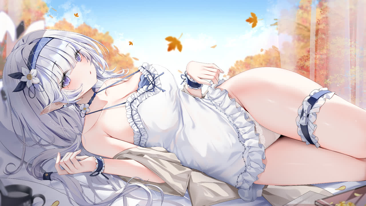 akeboshi_himari arlene_(ju) blue_archive 吊袜带 内衣