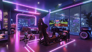 霓虹科技房间