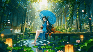 水边的长腿美女