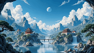 国风山水