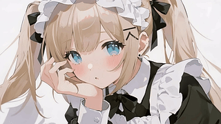 可爱萝莉女孩