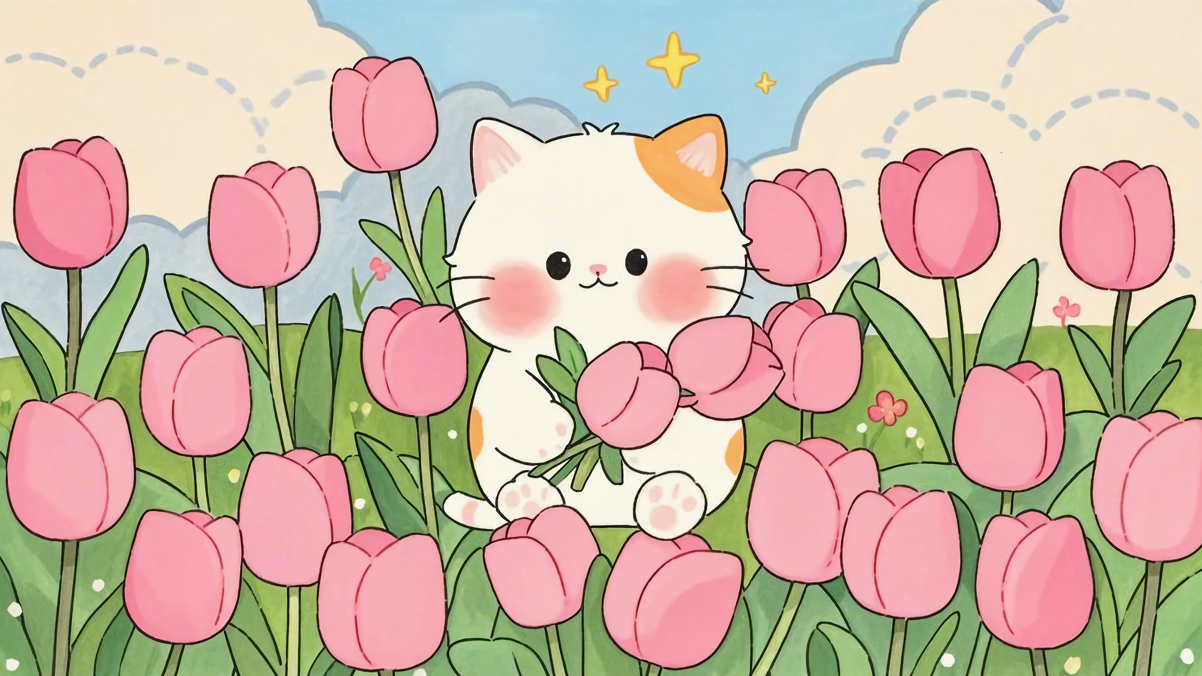 郁金香猫咪