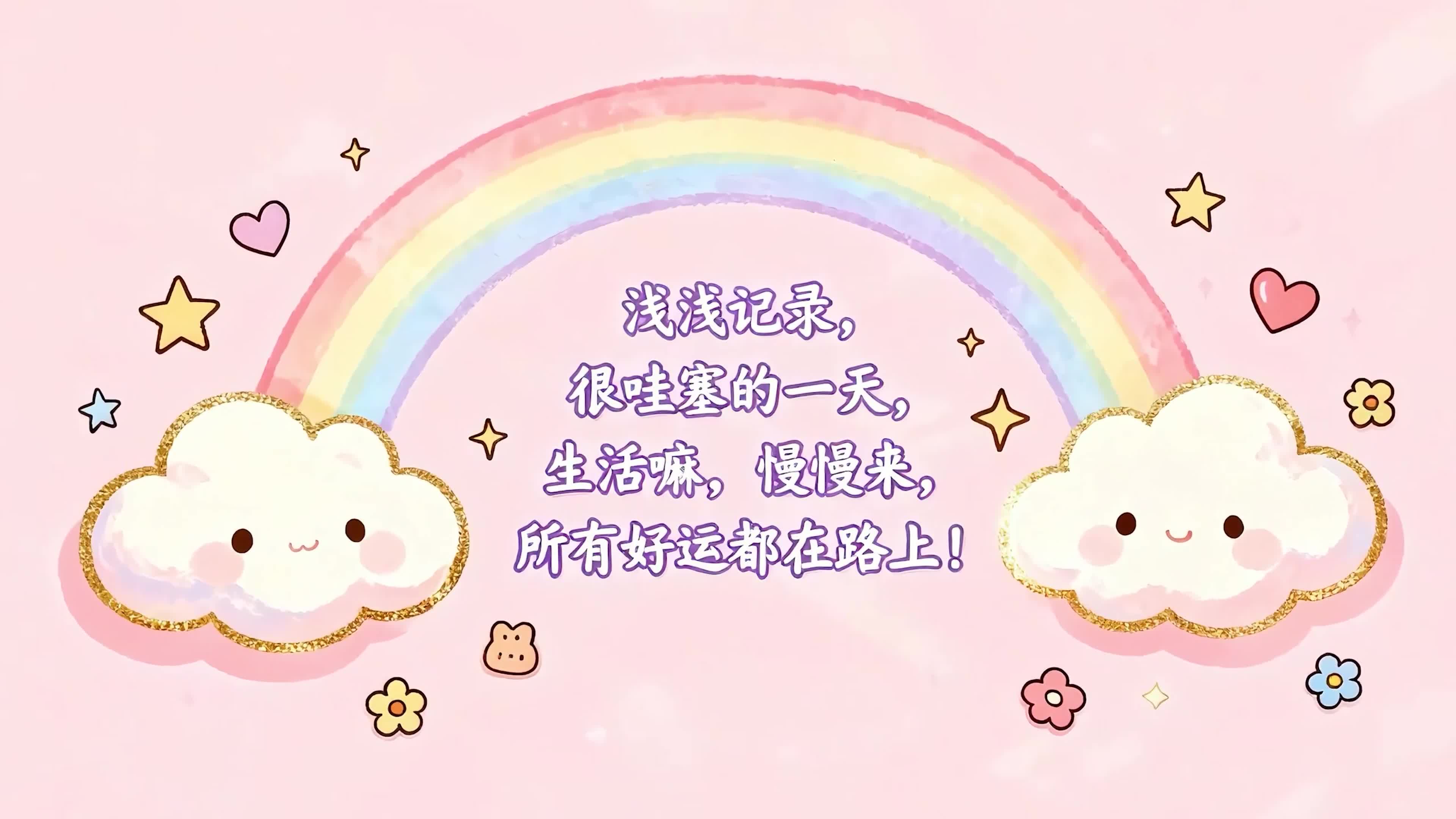 可爱云朵